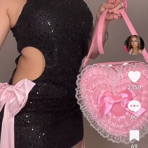 Coquette Heart bag